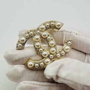 Chanel Mother Pearl Brooch
